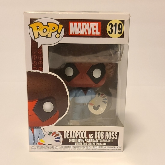 Funko Pop - Deadpool as Bob Ross
